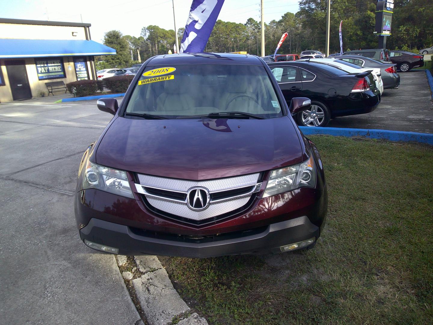 2008 BURGUNDY ACURA MDX BASE (2HNYD28228H) , located at 390 Hansen Avenue, Orange Park, FL, 32065, (904) 276-7933, 30.130497, -81.787529 - Photo#0